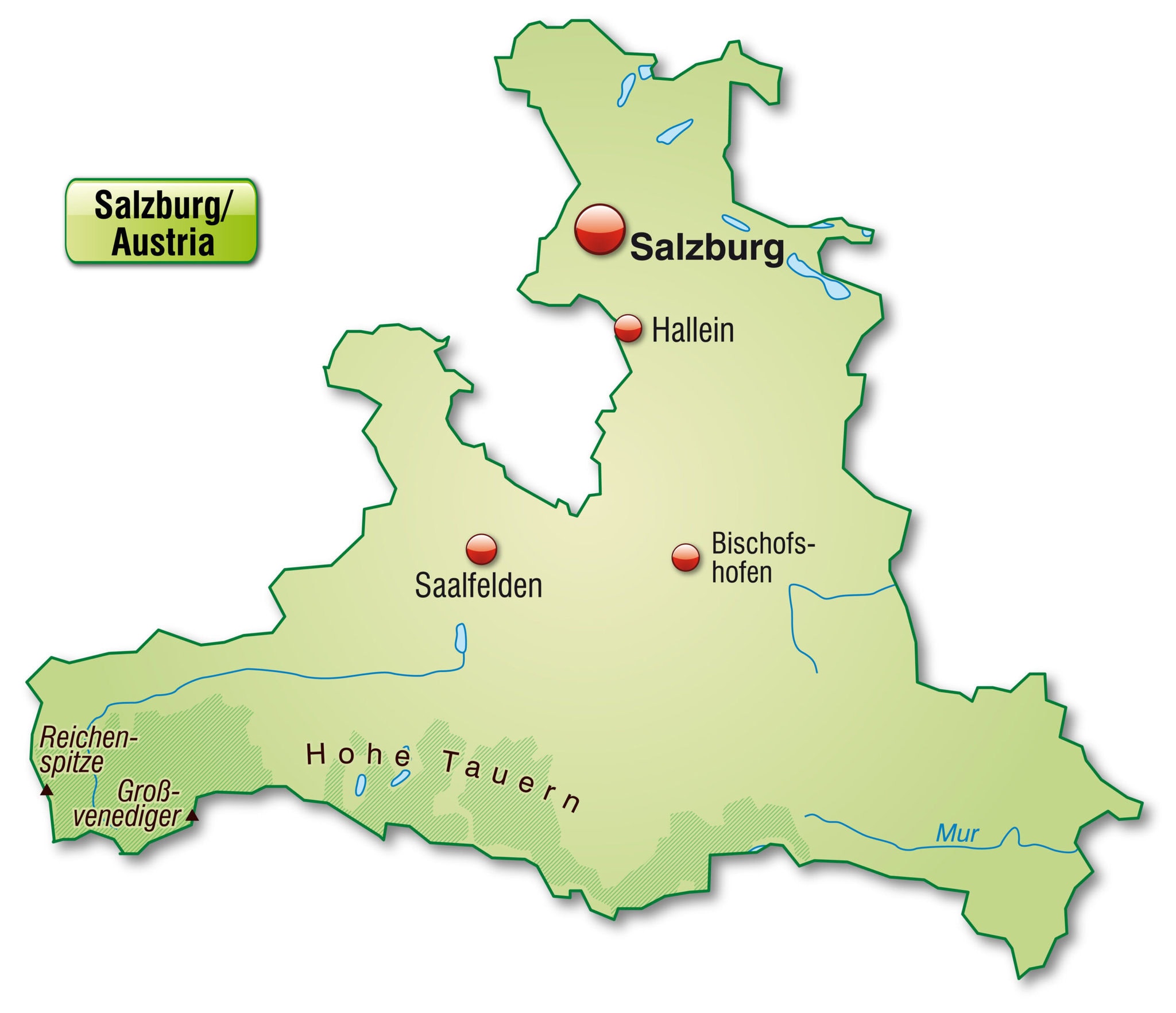 Map of salzburg