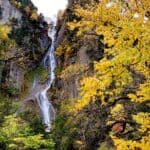 Ginga Waterfall in autumn, a stop in a Hokkaido autumn itinerary