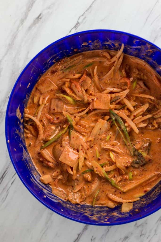 kimchi pancake batter