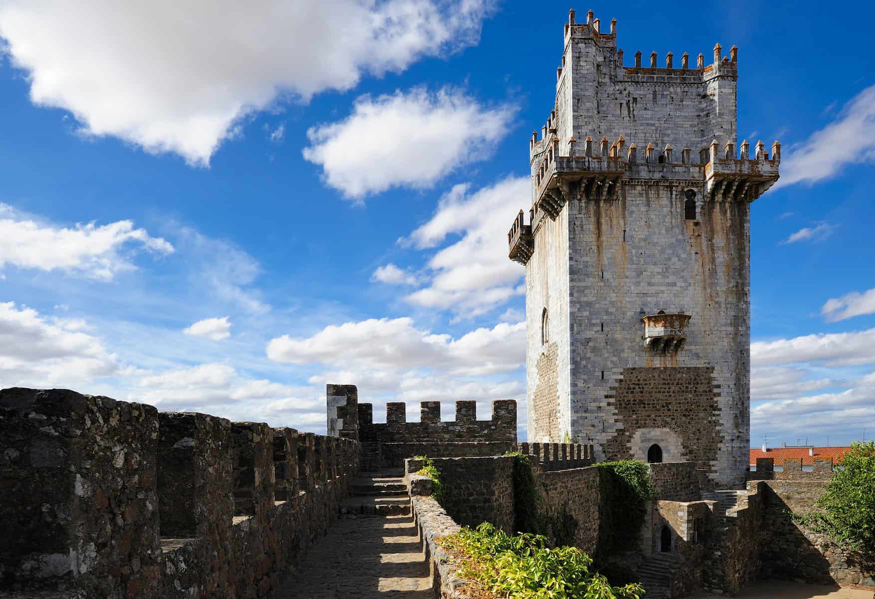 tower of the ancient castle, Beja, Portugal