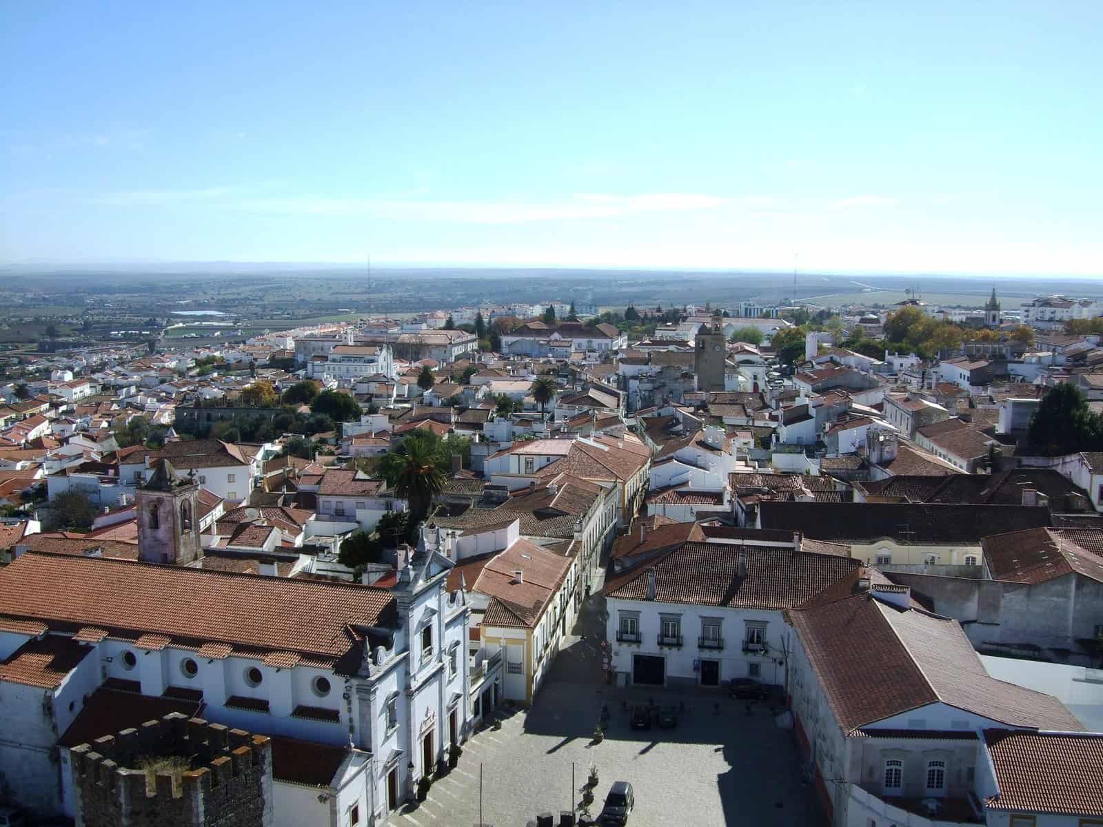 Beja - Portugal - Cthedral from the castel tower