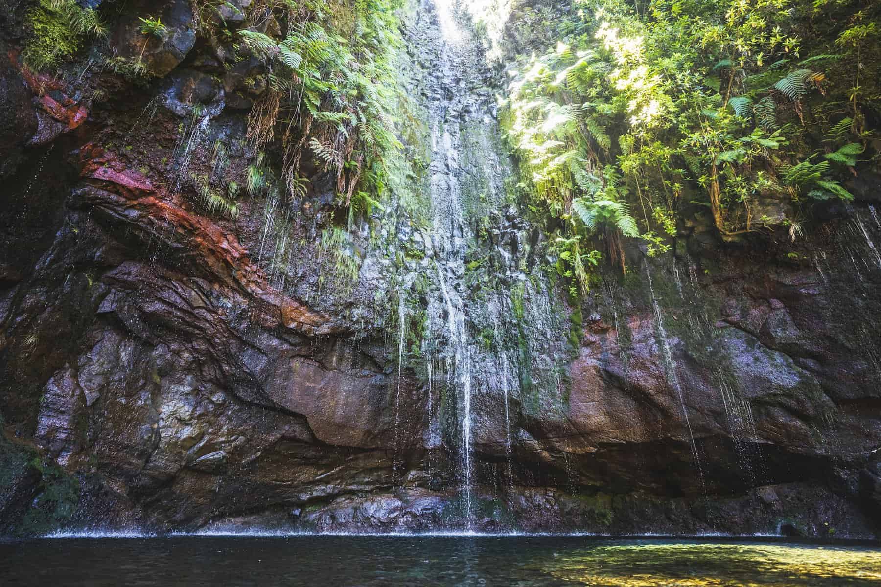 Madeira - Portugal - waterfall - Cascata das Vinte e Cinco Fontes