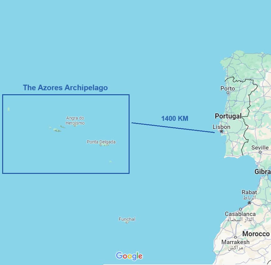Portugal-Azores-Archipelago-Map