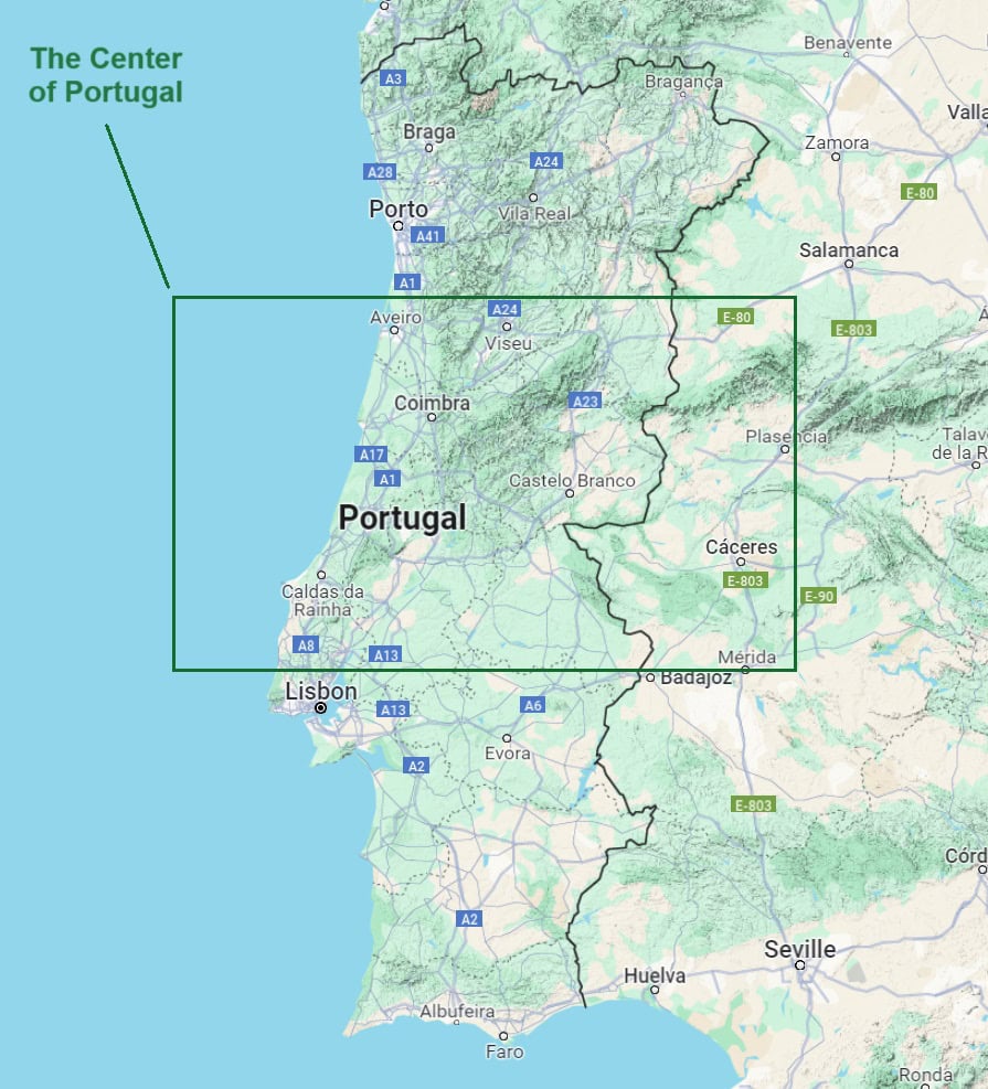 Central-Portugal-Map