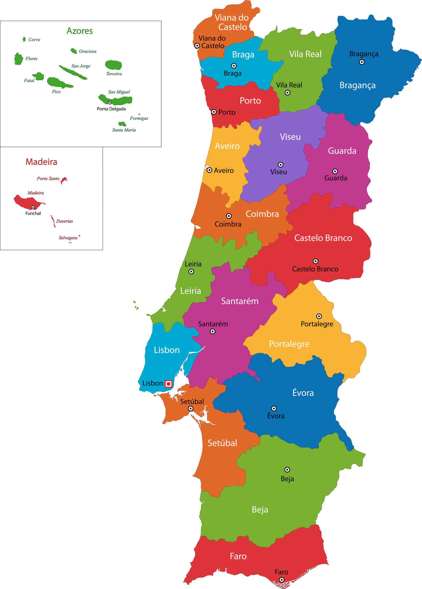 Portugal-Full-Regions-Map