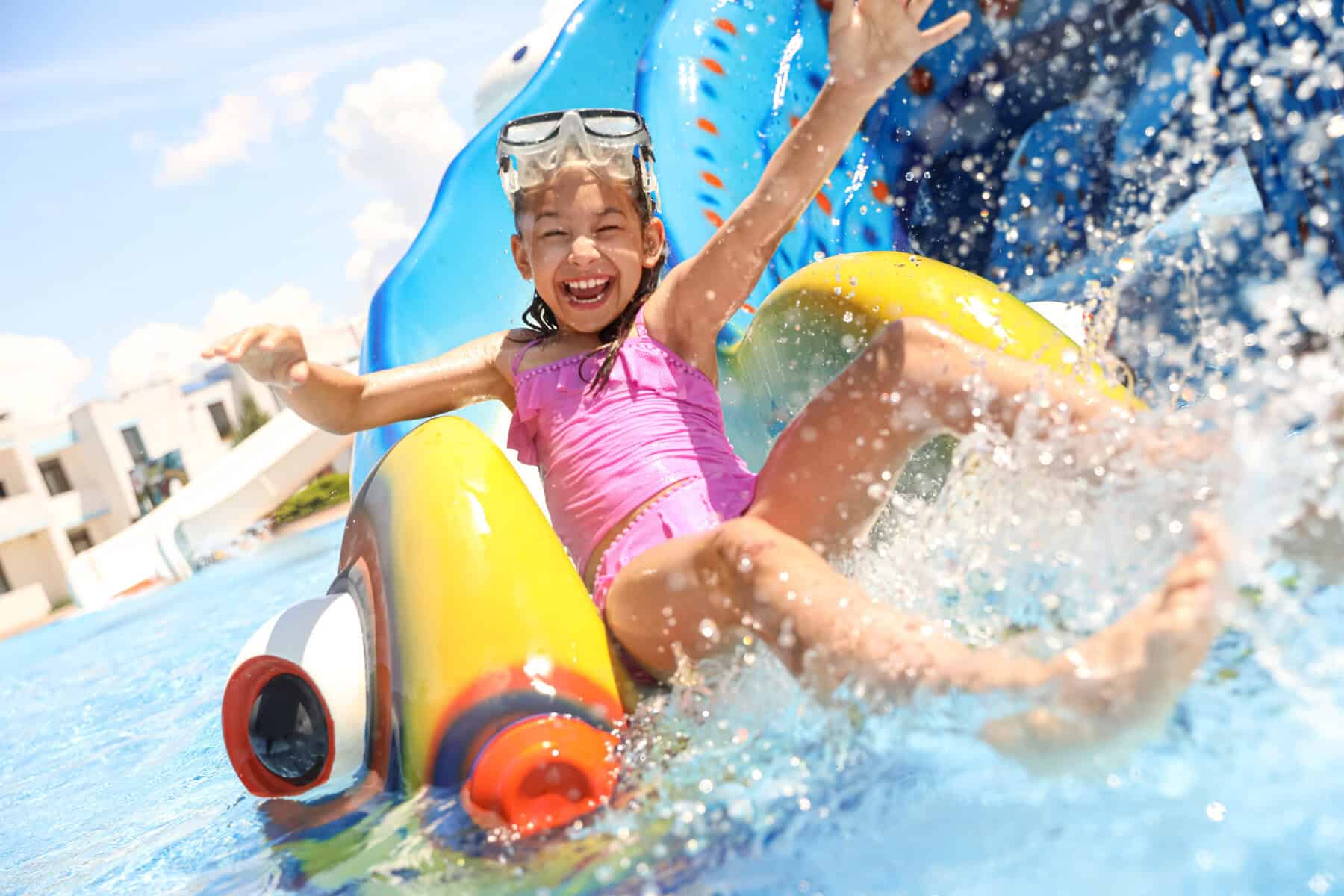 water-park-little-girl-on-slide