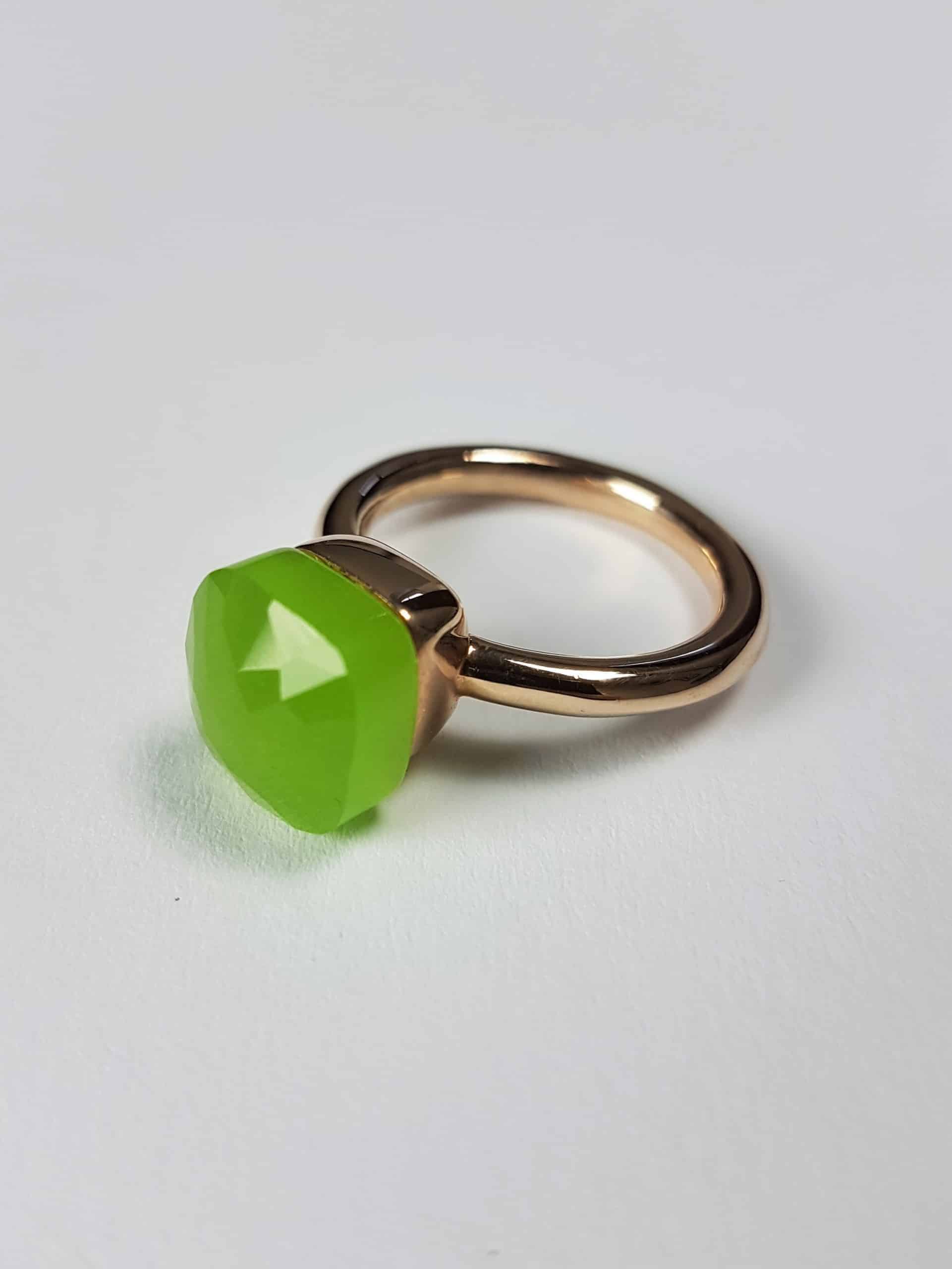 HERTL - Ring Gras grün Stein – Bild 1