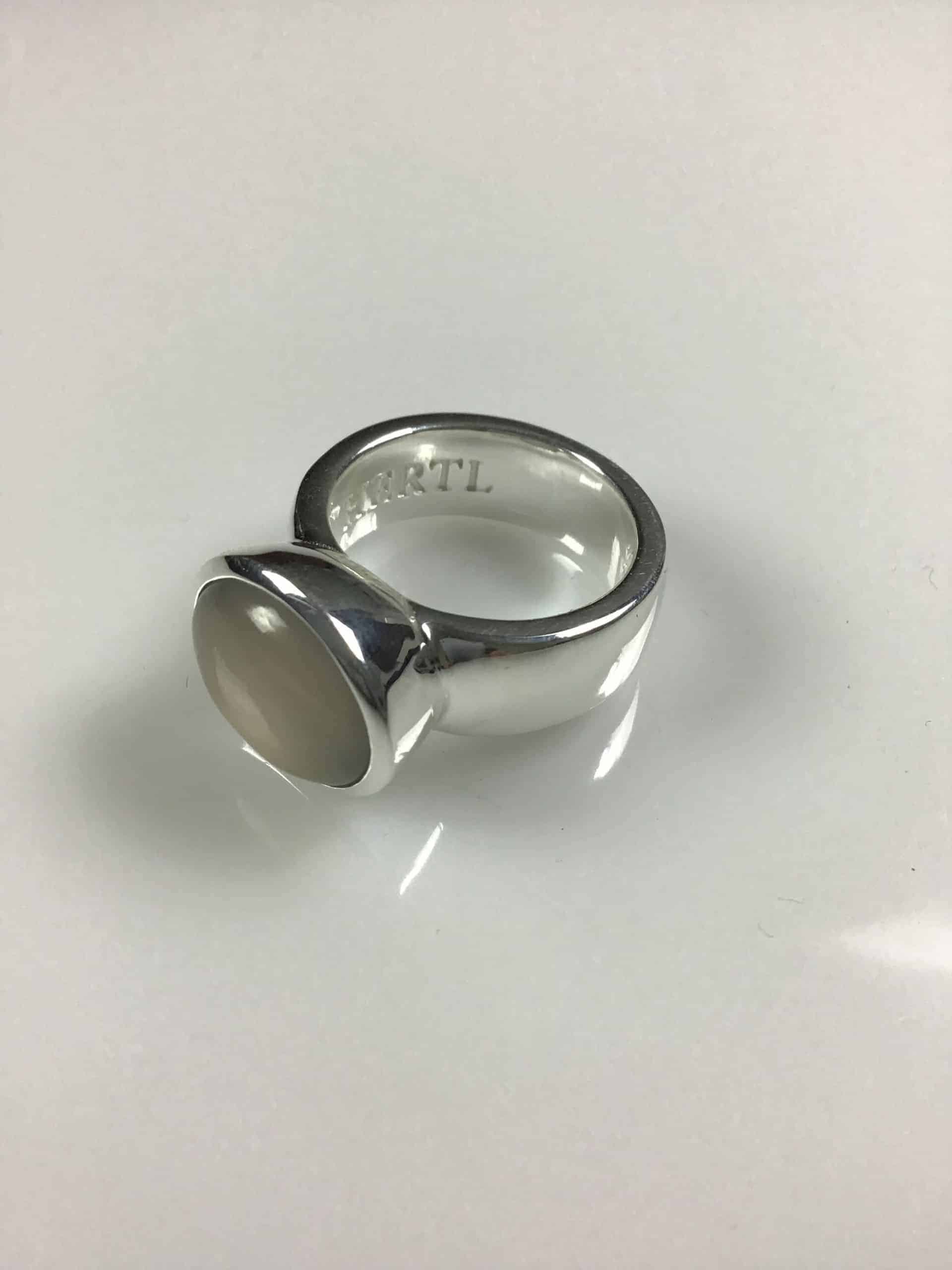 221E79D2-CB6D-4371-9555-209CA302E70F HERTL - Sterlingsilber Ring mit Halbedelstein – Bild 1