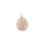 Lilie Charm Sterling Silber Mondstein