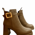 CAFèNOIR - Lederstiefelette brown