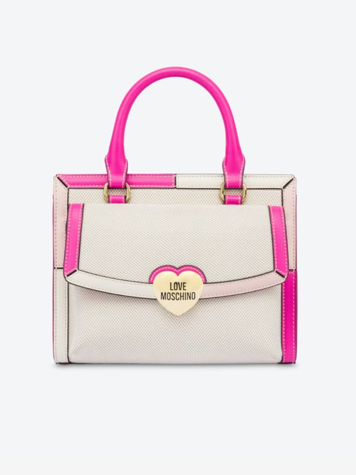 Love Moschino - KLEINE HENKELTASCHE METAL HEART – Bild 1