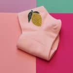 Sneaker Socken Damen Zitrone rosa