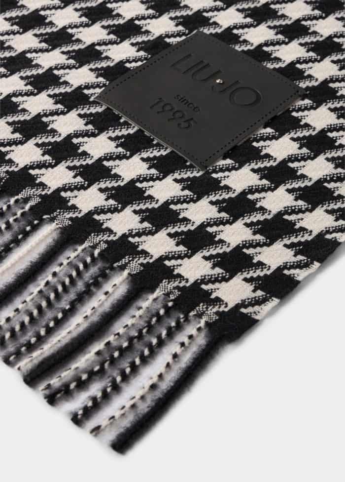 Jacquard-Stola mit Vichy-Muster – Bild 2