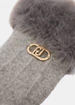 Handschuhe mit Kunstfelldetails – Bild 2