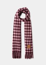 Stola im Hahnentrittmuster