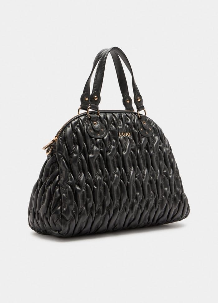 Mittelgroße Handtasche aus Matelassé – Bild 2