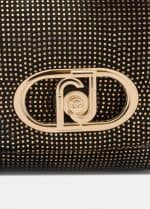 Kleine Tasche LaPuffy mit Strass Schwarz – Bild 2