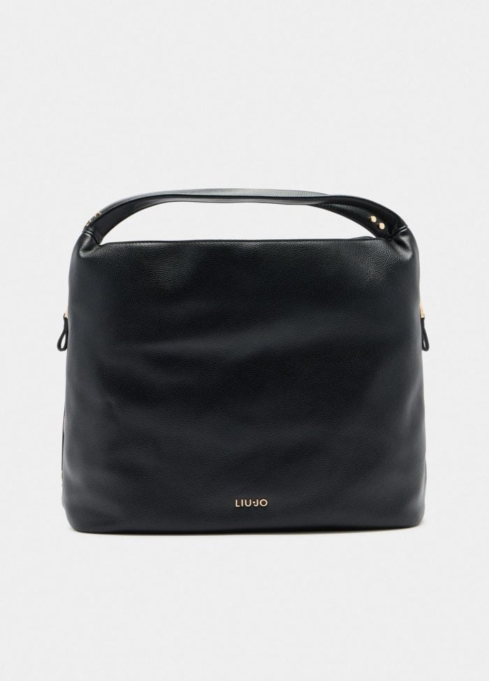 Liu Jo Große Tasche mit Umhängeriemen – Schwarz – Bild 2