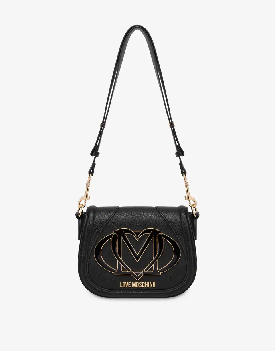 Shoulder Bag mit Maxi‑Logo – Schwarz – Bild 1