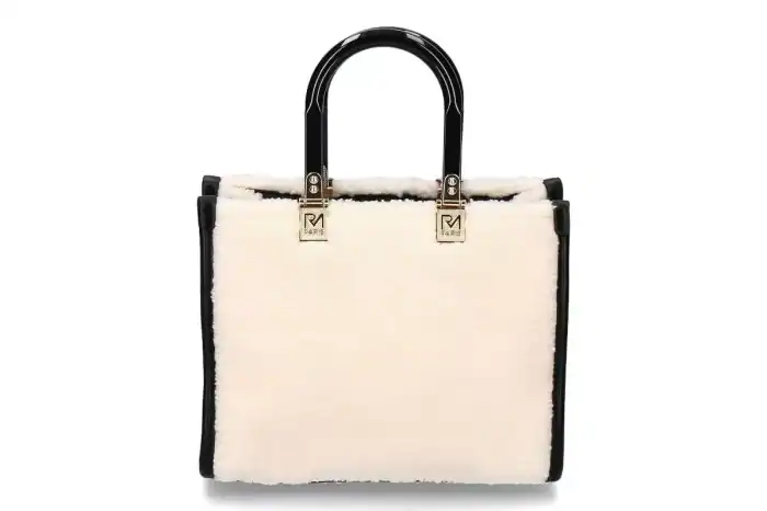 Rue Madam Umhängetasche – MARVIN MINI TOTE WINTER – Butter – Bild 2