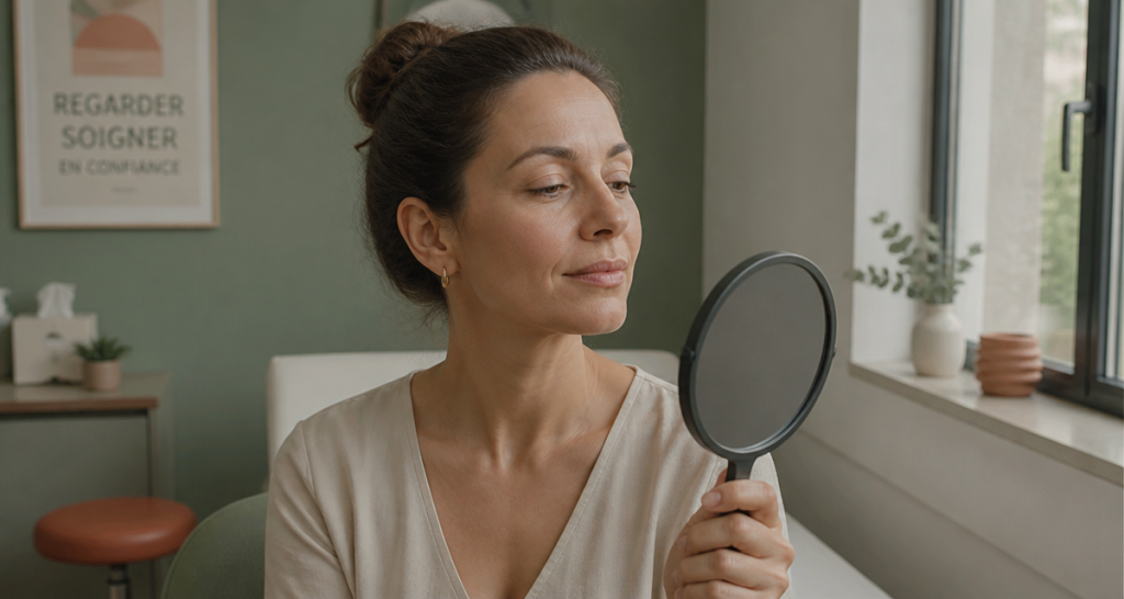 blépharoplastie avant après femme cicatrices fines