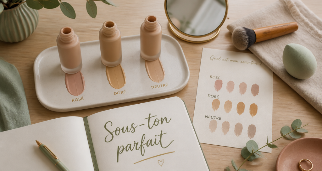 comment choisir son fond de teint flacons palette nuancier