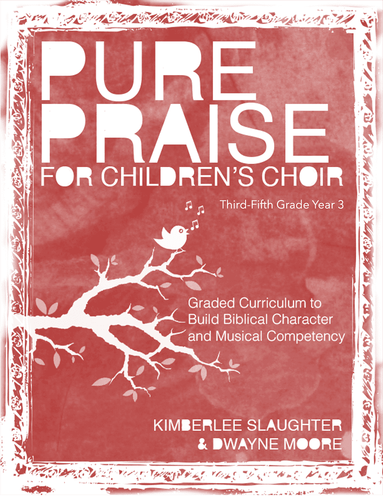 Children's choir curriculum for biblical character and musical skills development.