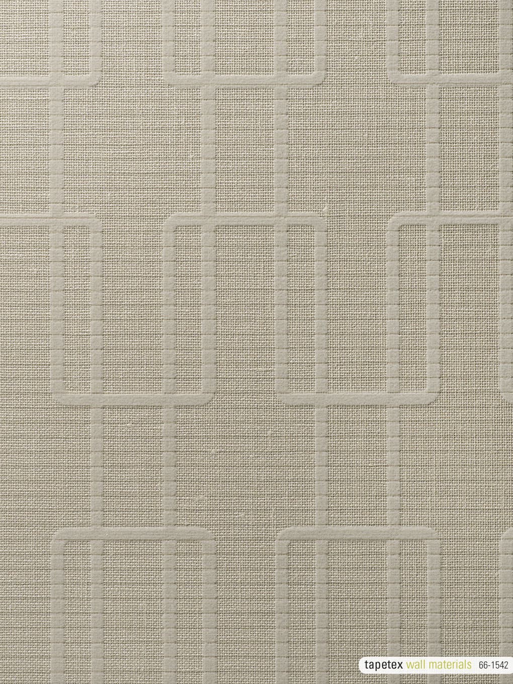 Geometric beige wallpaper with textured pattern for stylish interior decor.