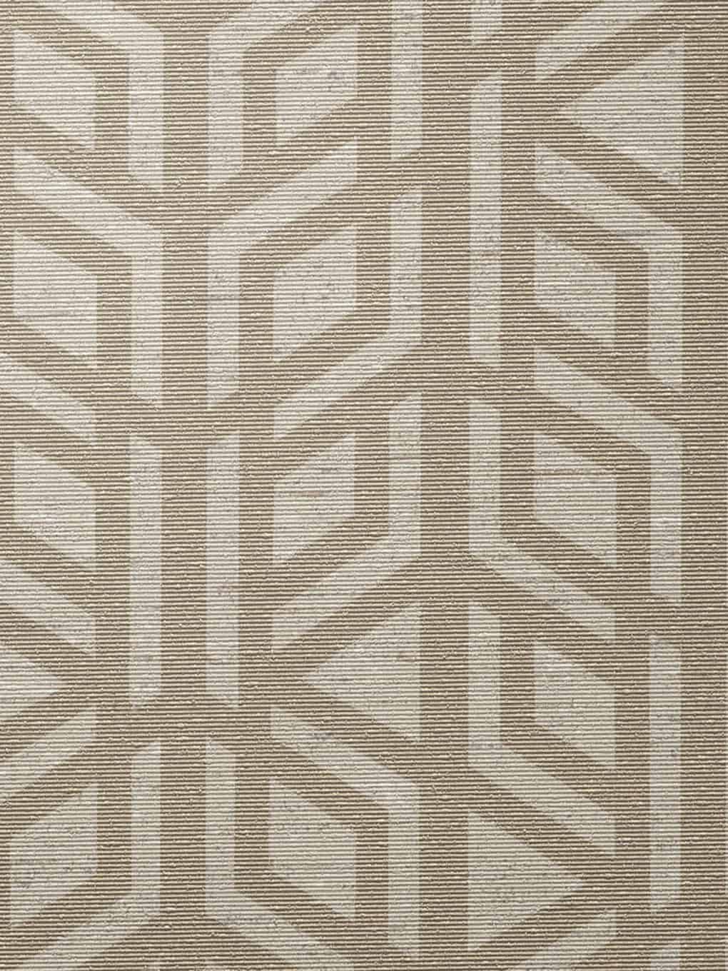 Geometric beige rug with modern pattern, perfect for contemporary interior design and home decoratio.