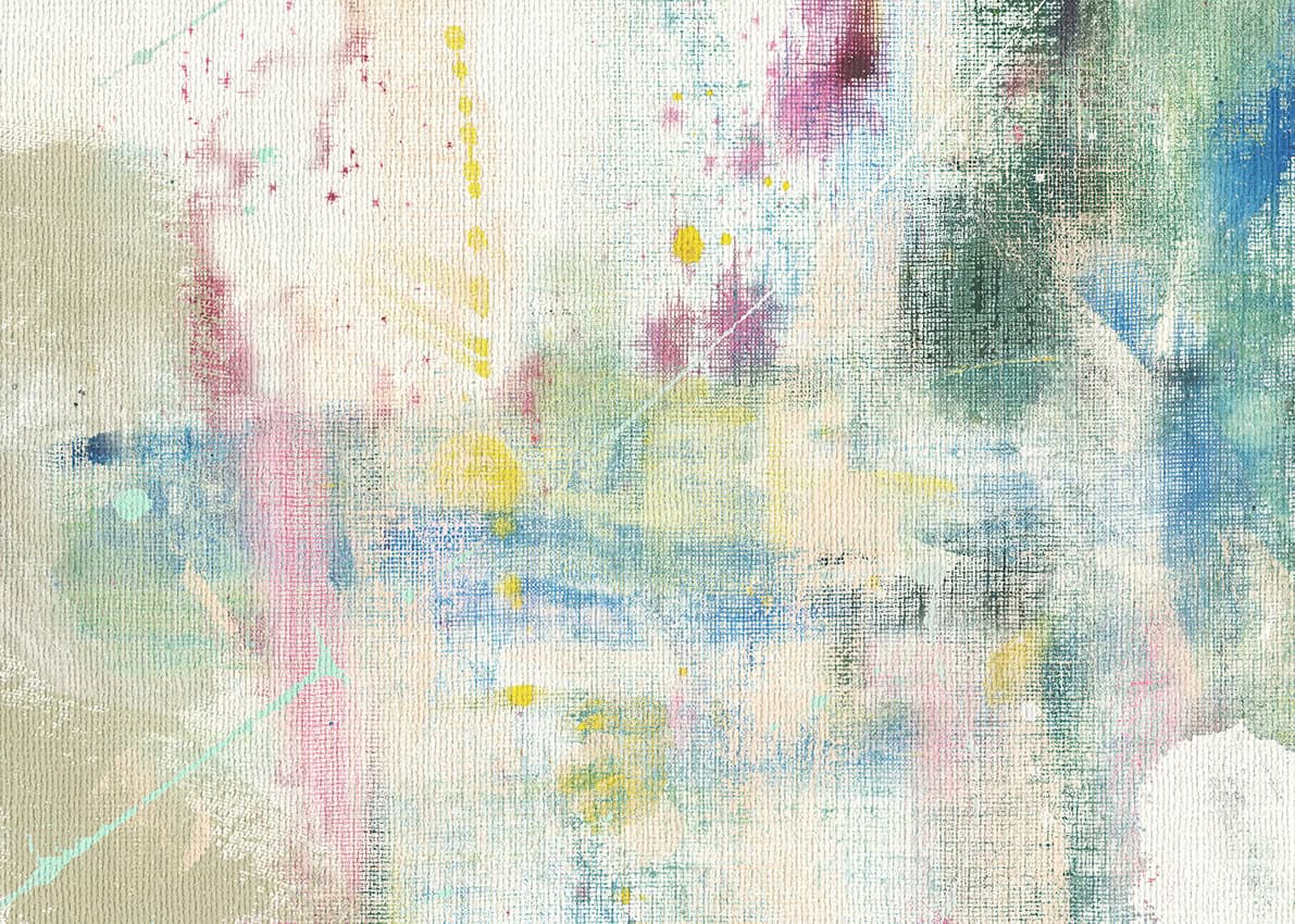 Abstract colorful wall art with pastel shades and textured finish for contemporary interior design.