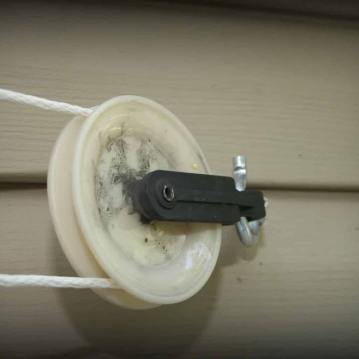 The Ultimate Guide to Pulley Clothesline Installation: A Simple Step Toward Intentional Living | The Not so Modern Housewife How to Install a Clothesline - Clothesline pulley