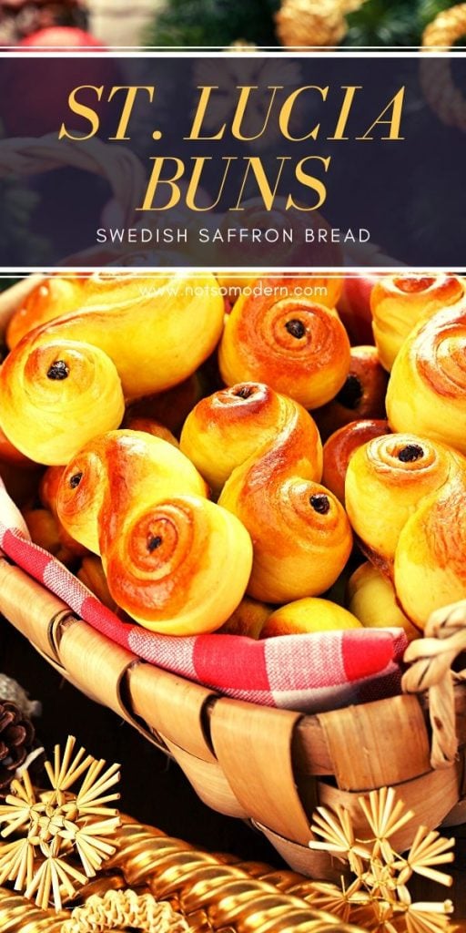 St. Lucia Buns - Swedish Saffron Bread | The Not so Modern Housewife St. Lucia Buns | The Not so Modern Housewife