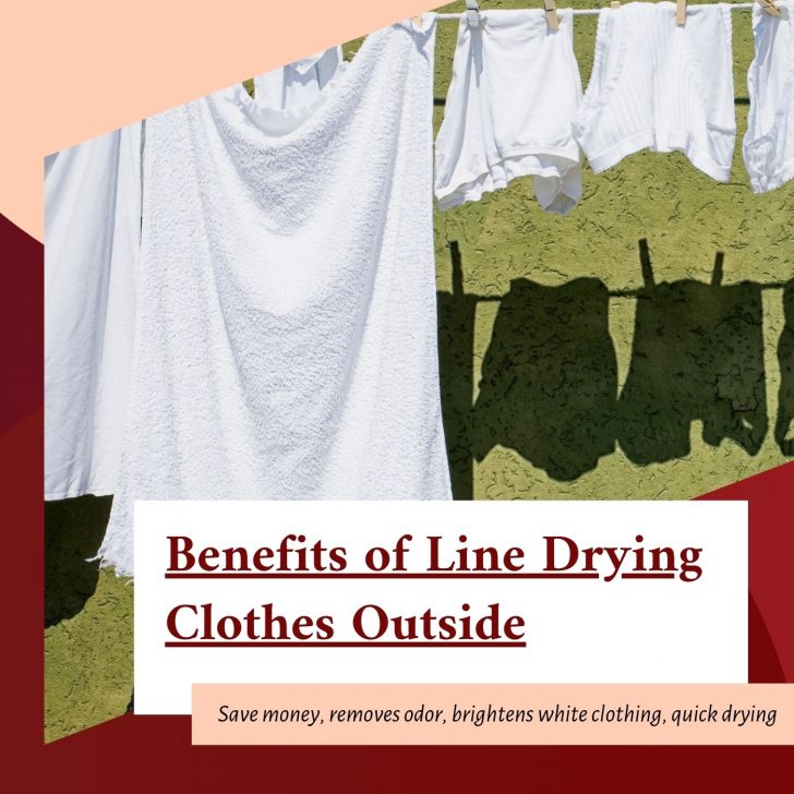 8 Tips to Save Money by Drying Clothes Outside | The Not so Modern Housewife benefits of line drying clothes outside