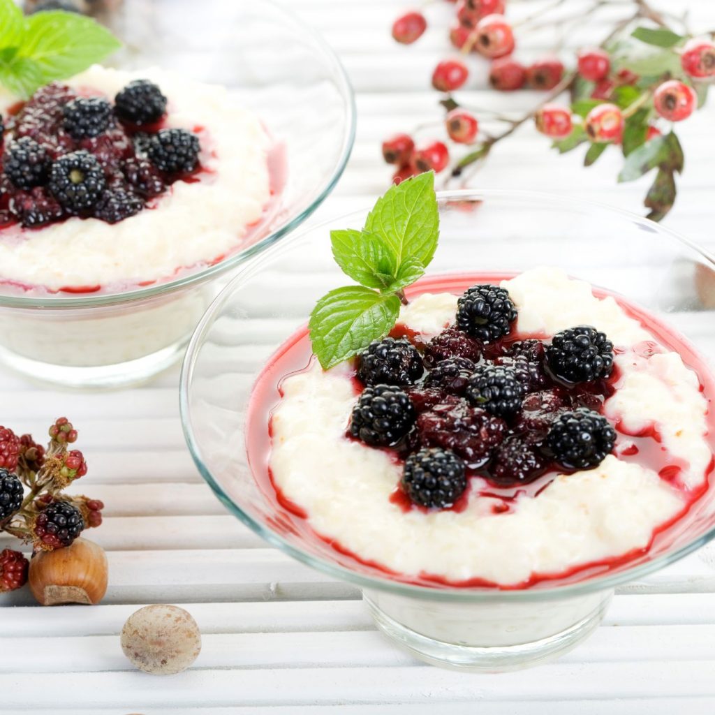 Risgrynsgröt: The Perfect Recipe for Swedish Rice Porridge | The Not so Modern Housewife Swedish Rice Pudding with fresh berries