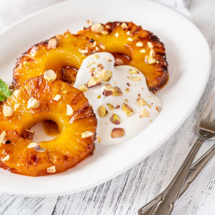 Irresistible Smoked Ribs with Pineapple: You Won't Believe This Flavor Combination! | The Not so Modern Housewife Caramelized pineapple dessert