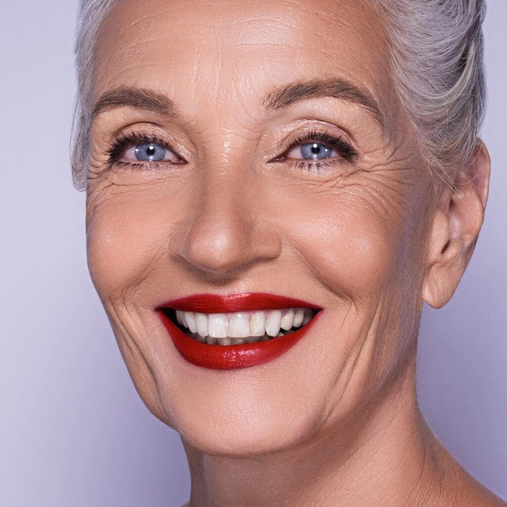 Augen-Make-up für reife Haut