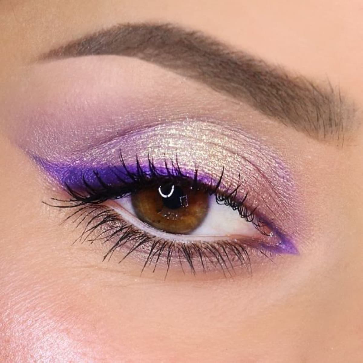 Lila Make-up