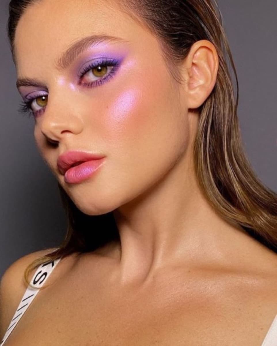 lila Make-up