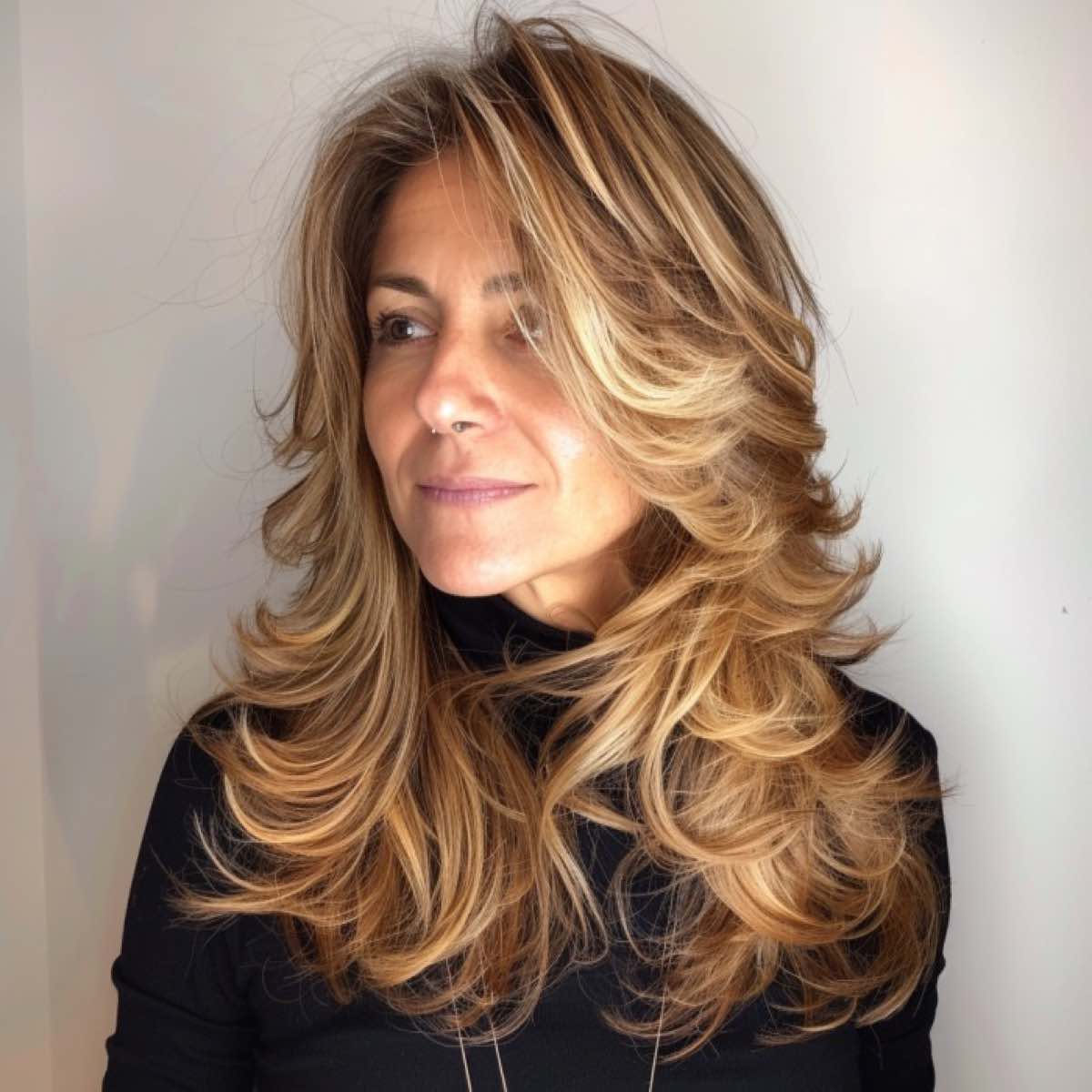 Taglio capelli Media lunghezza con onde morbide