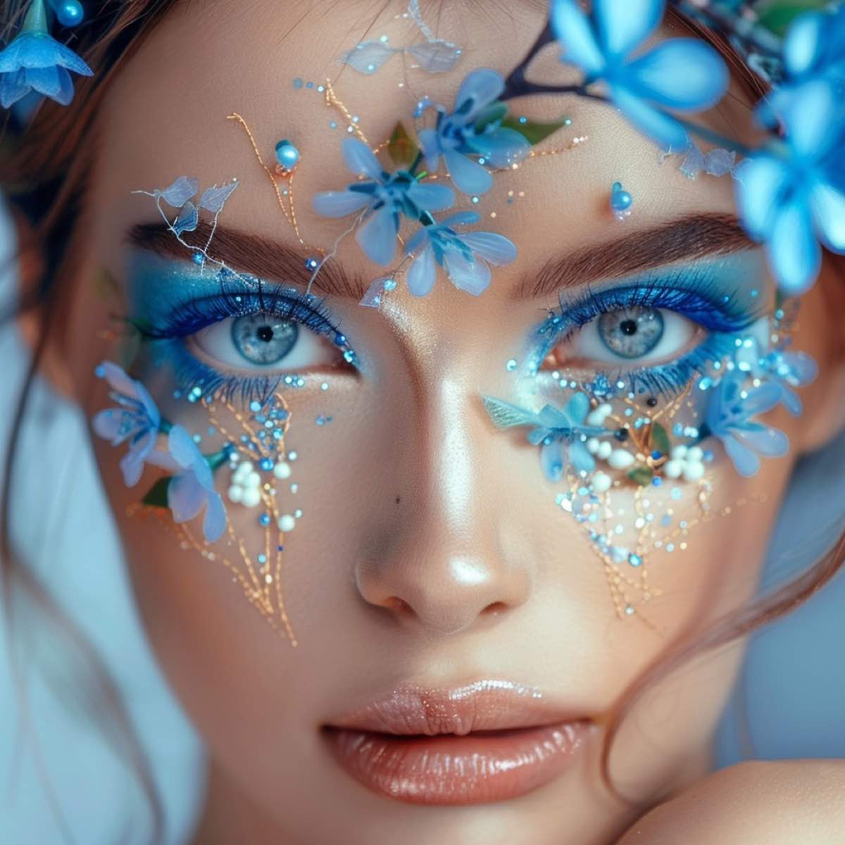 So tragen Sie Make-up auf blaue Augen auf: Make-up-Anleitung zur Verbesserung Ihres Aussehens