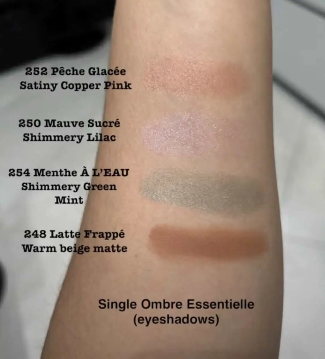 Chanel lente 2025 mono oogschaduw swaps