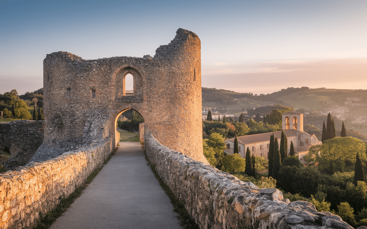 Ruines du château médiéval de Beaumont-de-Pertuis