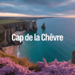 Falaises du Cap de la Chèvre, océan Atlantique, landes bretonnes