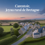 Carentoir village breton panorama rural
