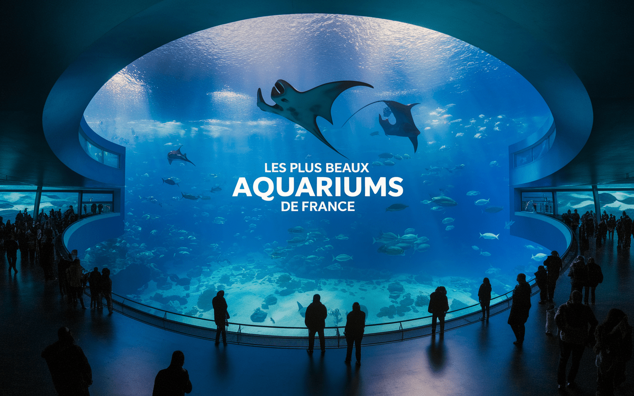 Grands aquariums français avec raies manta et requins