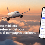 Vue aérienne avion Air France, écran connexion GPNet