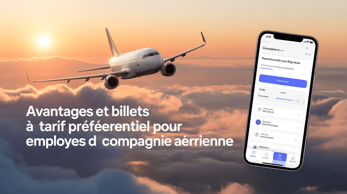 Vue aérienne avion Air France, écran connexion GPNet