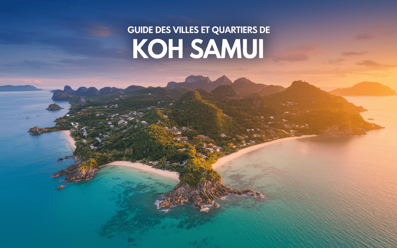 Vue panoramique des quartiers de Koh Samui