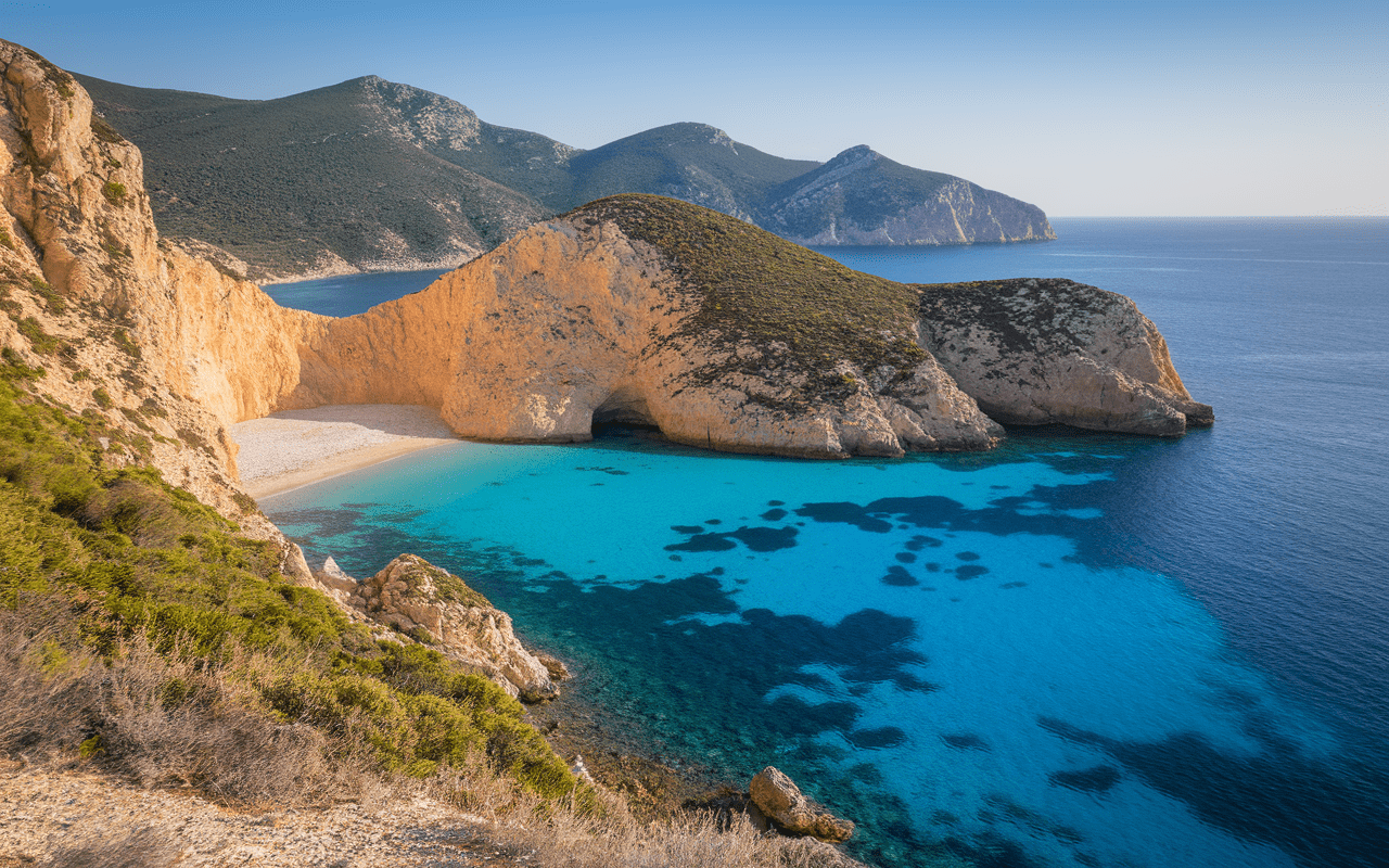 Criques Plage de l'Escalet eaux turquoise rochers