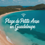 Vue panoramique de la plage de Petite Anse